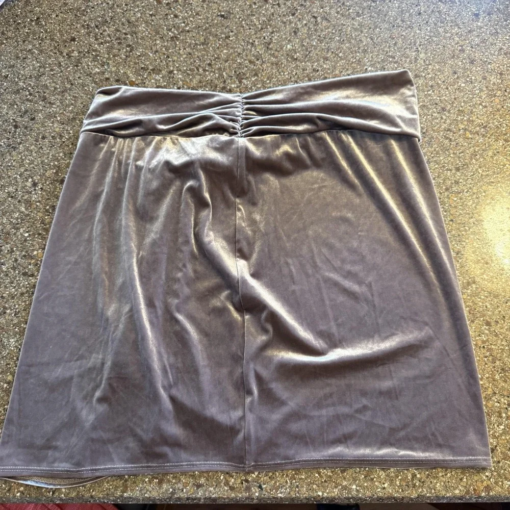 Skims Bikini Velvet Sarong Womens 4XL Umber‎ Mini Side Knot Swim Shine Beach
